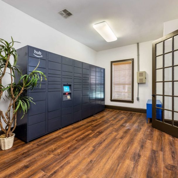 lockers at The  Pines on Spring Rain